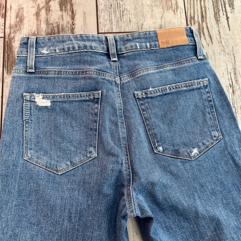 Paige Sarah Slim High Rise Straight Leg Jeans - Size 27 - Picture 16 of 16